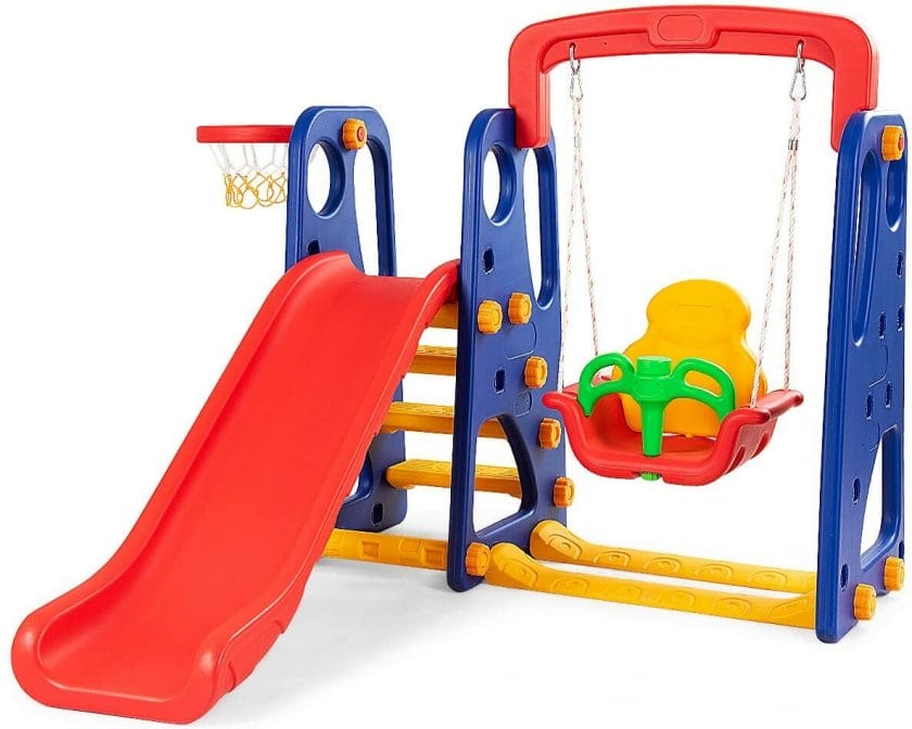 3. Costzon Toddler Climber and Swing Set